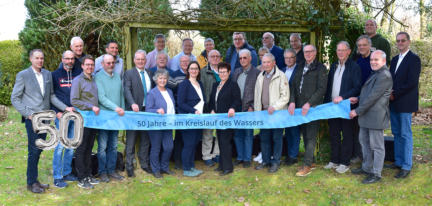 50 Jähriges Jubiläum AV Bracht Gruppenbild