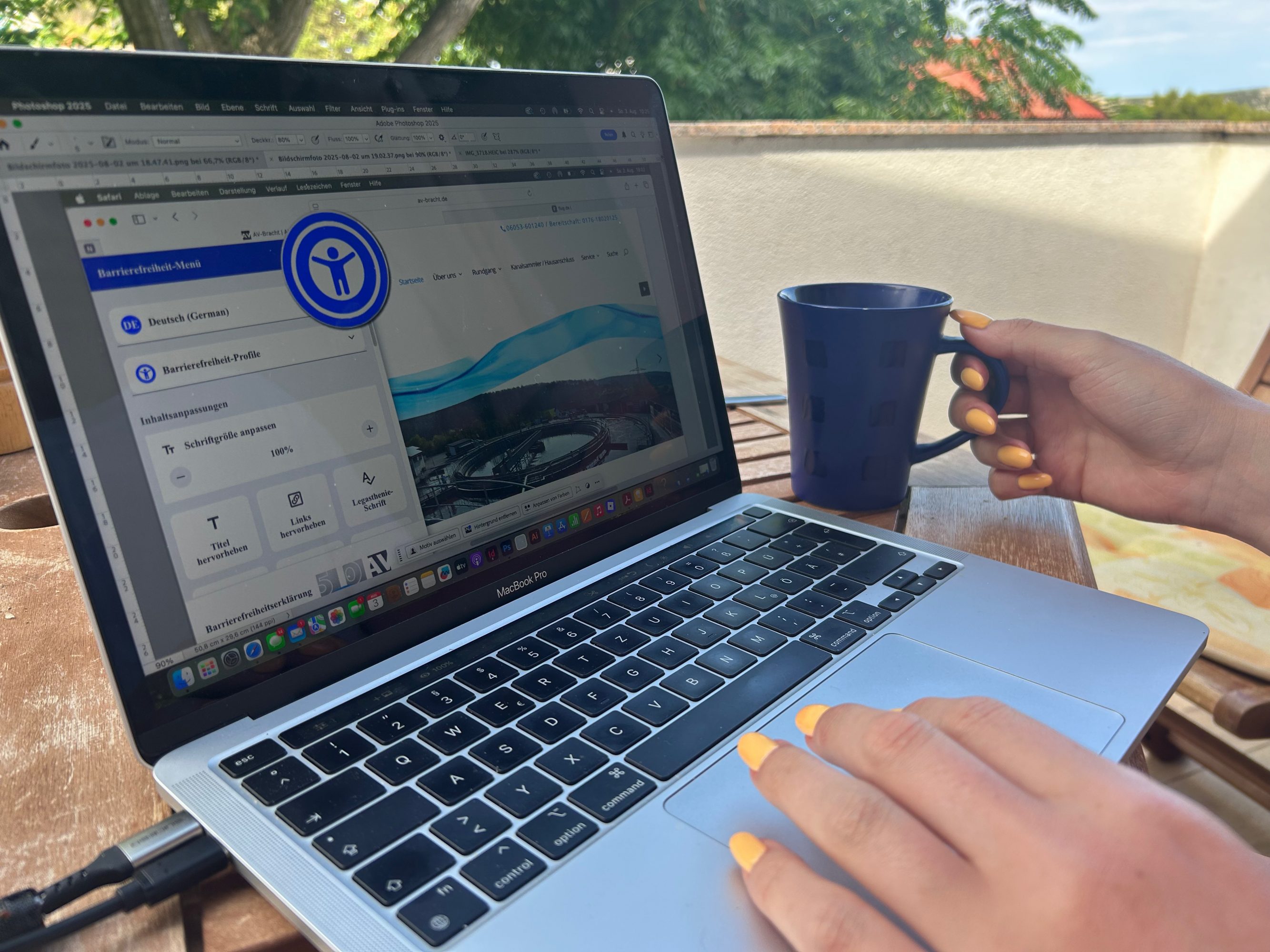 Barrierefreie Homepage